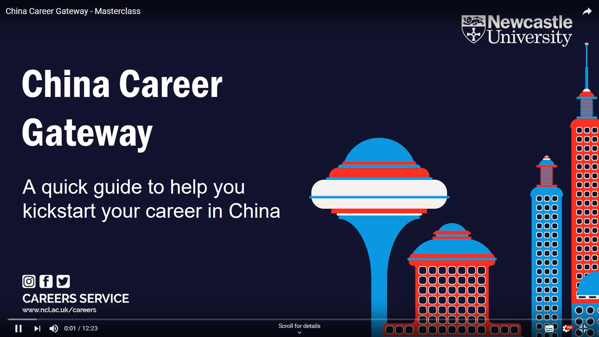 "China Career Gateway" presentation title slide